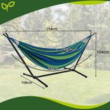 Gardlov viseća mreža 200x150 cm s čeličnim postoljem, nosivost 200 kg | shoptok.hr