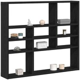  Zidna polica crni hrast 90x16x78 cm inženjerski drvo | Shoptok.si