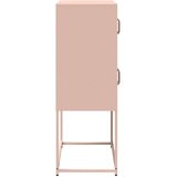 vidaXL Highboard Pink 68x39x107 cm Steel | Shoptok.si