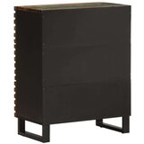  Komoda 2 kosa 60x34x75 cm trden akacijev les | Shoptok.si