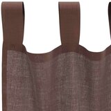 Voile zavjese s džepovima za šipke 2 kom smeđe | shoptok.hr