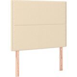 Maison Chic Posteljno vzglavje - Vzglavna omarica 2 kosa krem 90x5x78/88 cm blago, (22077298) Cene