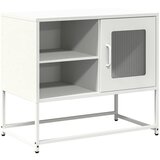Furnova TV omarica bela 68x39x60,5 cm jeklo, (21924888) | Shoptok.si