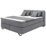 Mömax Postelja Boxspring Tabea, Svetlo Siva, 180x200 | Shoptok.si
