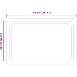  LED kupaonsko ogledalo s ogledalom *Transparent*an 90 x 60 cm | shoptok.hr