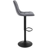 Stylife BARSKI STOL, siva, črna | Shoptok.si