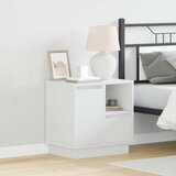  Noćni ormar 2 pcs Bijelo 50 x 34,5 x 50 cm. Konstruirano drvo | shoptok.hr