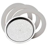 set brtvi i filtera za aluminijsku kafetijeru, 6 šalica