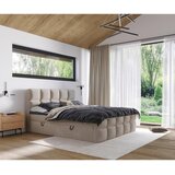 Boxxx POSTELJA Z VZMETNICO 180 cm x 200 cm , tekstil rjavosiva | Shoptok.si
