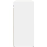 vidaXL Omara za čevlje s polico Bela 52.5 x 30 x 50 cm Konstruiran les | Shoptok.si