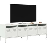 vidaXL TV omarica bela 135x39x43,5 cm hladno valjano jeklo | Shoptok.si