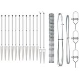  Zavareno žičano ograđivanje s bodljama 50 x 1,4 m (Š x V) | shoptok.hr