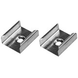  Set aluminijumski profil za LED trake 2m 15x6 mm crni Slike