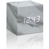 Gingko siva budilica s bijelim led zaslonom cube click clockt | shoptok.hr