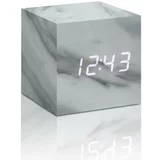 Gingko siva budilica s bijelim led zaslonom cube click clockt