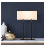 Opviq Bela/črna namizna svetilka (višina 52 cm) Salihini – Cene