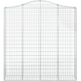  Gabionska košara s lukom 200x30x200/220 cm pocinčano željezo | shoptok.hr
