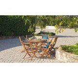Ambia Garden VRTNA ZLOŽLJIVA MIZA les barva tikovine | Shoptok.si