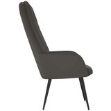  Stol za sproščanje temno siv žamet, (20957306) | Shoptok.si