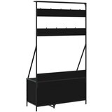  Za odjeću sa spremištem za cipele crni 100 x 41 x 184 cm | shoptok.hr