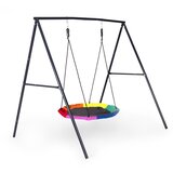 ECO TOYS vrtna dječja ljuljačka „ gnijezdo” 100 cm s čeličnim okvirom | shoptok.hr