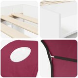  Krevet s Tunnels 4 pcs Bijela i crvena Konstruirano drvo | shoptok.hr
