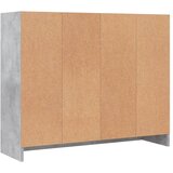  Komoda siva boja betona 91x28x75 cm od konstruiranog drva | shoptok.hr