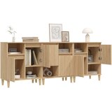  Komoda 3 kom boja hrasta sonome 60x35x70 cm konstruirano drvo | shoptok.hr