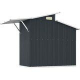  Vrtno spremište antracit 270x130x208,5 cm od pocinčanog čelika | shoptok.hr