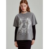 House - Majica kratkih rukava s printom - Siva | shoptok.hr