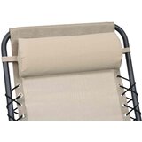  Naslon za glavu za ležaljku krem 40 x 7,5 x 15 cm od tekstilena | shoptok.hr
