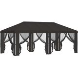  Pokrov za gazebo s bočnim zidovima Antracit 600,5 x 300,5 cm | shoptok.hr