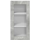 vidaXL Viseča omarica z vrati Riga 2 pcs Betonsko siva 40 x 31 x 80 cm | Shoptok.si