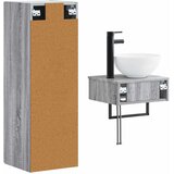  Set namještaja za kupaonicu 2 kom. Siva Sonoma 33 x 34,5 x 100 cm | Shoptok.si