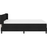 Box Postelja z vzmetnico z vzmetnico Črna 200 x 140 cm Poliester, (5000141843) | Shoptok.si