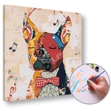  Slikanje po številkah RELAXING DOG - nizka težavnost | Shoptok.si