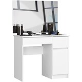 AKORD toaletna miza z ogledalom clp P-2/SL 900x600 desno belo, (21713557) | Shoptok.si