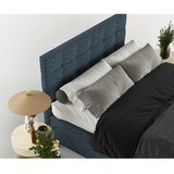 Maison de Rêve Temno modra oblazinjena zakonska postelja s prostorom za shranjevanje 140x200 cm Senses – | Shoptok.si