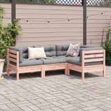  4-dijelni set vrtnih sofa s jastucima od duglazije i jelovina | Eponuda.ba