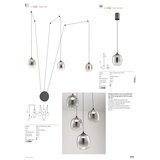  Redo 01-3485 -LED prigušiva zidna lampa KHADI 3xLED/5,5W/230V crna/dimovana | Eponuda.com