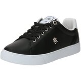 Tommy Hilfiger Nizke superge 'ESSENTIAL' črna / srebrna / bela | Shoptok.si