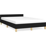 Maison Chic Posteljni okvir - Dvoposteljna postelja - Zakonska postelja brez vzmetnice črn 120x200 cm blago-J11659, (21775943) | Shoptok.si