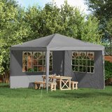  Zid šatora za zabavu 2 pcs 300 x 195 cm Svjetlosiva PE i čelik | shoptok.hr