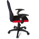 MID.YOU Mladinski Vrtljiv Stol Kiddy Pro Al, Črna, Rdeča | Shoptok.si