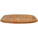  Gornji dio stola Ovalni Čvrsto teak drvo Prirodna | shoptok.hr