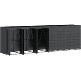  Skladištenje kanti za 6 kanti Antracit 408 x 77,5 x 121,5 cm | Eponuda.com