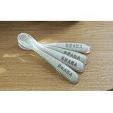 Béaba® 4 dijelni set ergonomskih silikonskih žličica 1st stage velvet grey/sage green (4+ m) | shoptok.hr