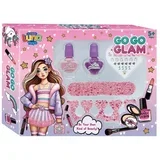 Go-Go Glam set za manikuru s umjetnim noktima i lakom za nokte, 5 komada