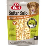 8in1 Better Bello Chicken Twisted Sticks - 2 x 10 komada (120 g) | shoptok.hr