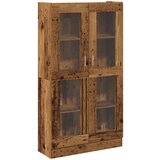 Maison Chic Visoka omara - Komoda - Predalnik starinski les 82,5x30,5x185 cm inženirski les, (21721139) | Shoptok.si